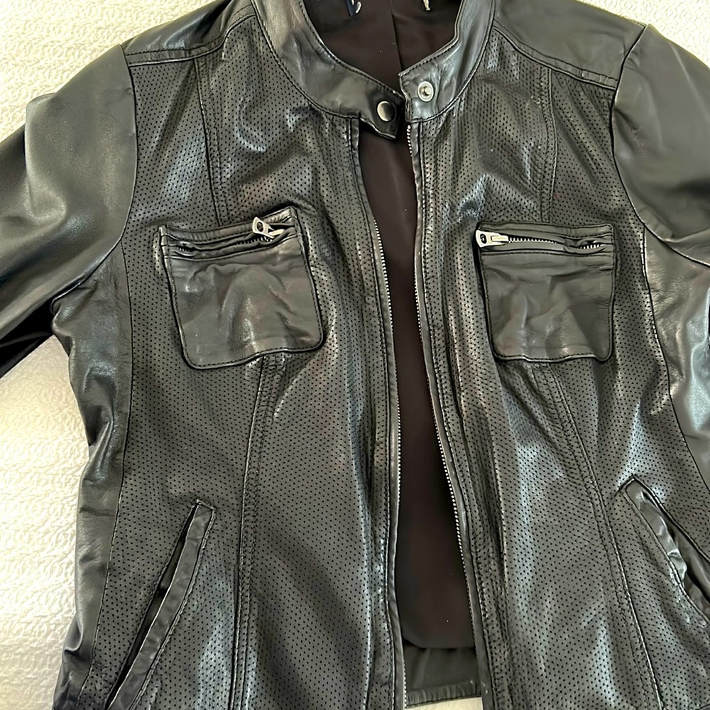 Leather jacket
